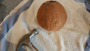 pakk inn kokosnøtt